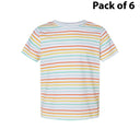 RADYAN® Toddler Fine Jersey Crewneck Short Sleeve Tee