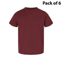 RADYAN® Toddler Fine Jersey Crewneck Short Sleeve Tee