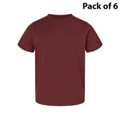 RADYAN® Toddler Fine Jersey Crewneck Short Sleeve Tee - 3321