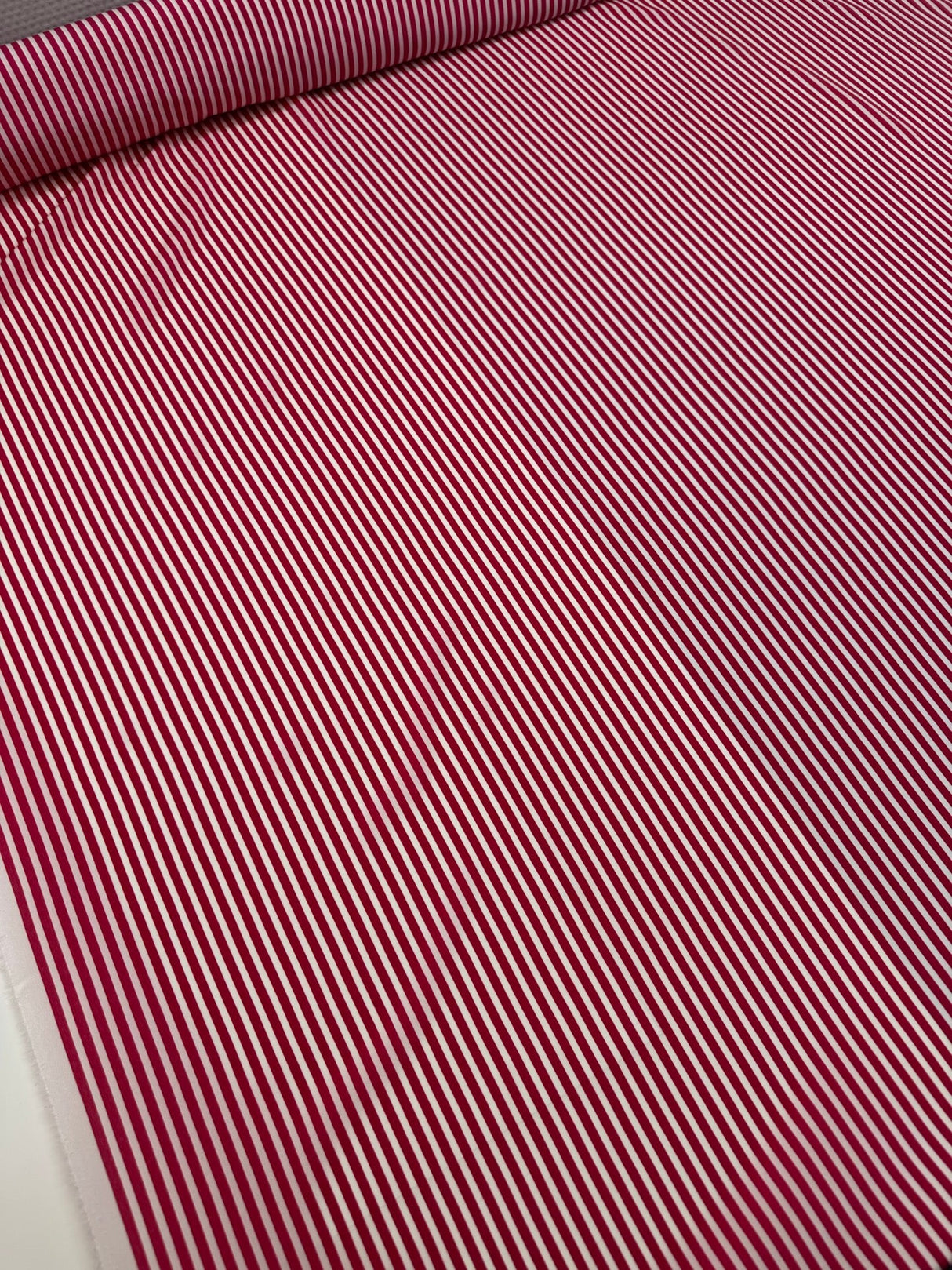 Silk Crepe Pink Striped