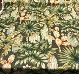 Tommy Bahama Home Emporio Cactus Sunset 100 Percent Cotton Fabric - Sunset Brown, 54" Width, 13.5" Horizontal Repeat, 25.25" Vertical Repeat (1 Yard)