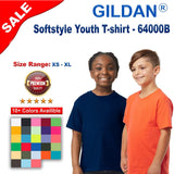 Gildan® Softstyle Youth Crew Neck Short Sleeve T-Shirts