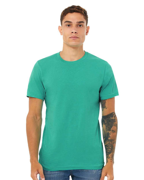 BELLA + CANVAS® Men’s Premium Jersey Crewneck Short Sleeve Tee for Everyday Wear