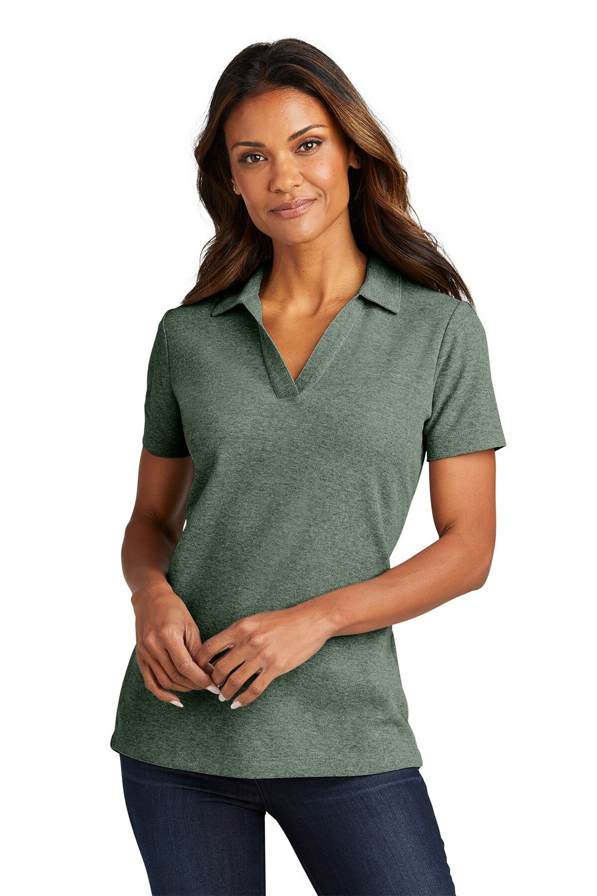 Port Authority® Women's C-FREE Cotton Blend Pique Polo