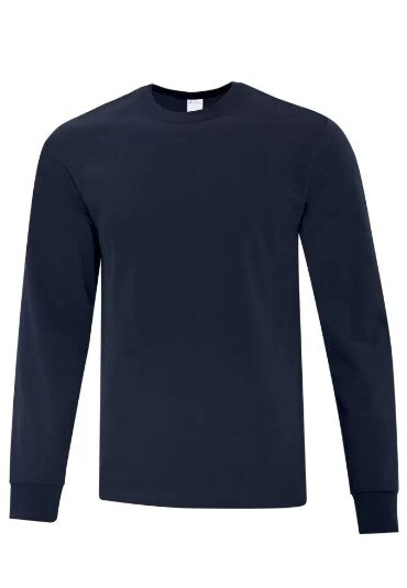 Bayside® Unisex Long Sleeve Crewneck T-Shirt