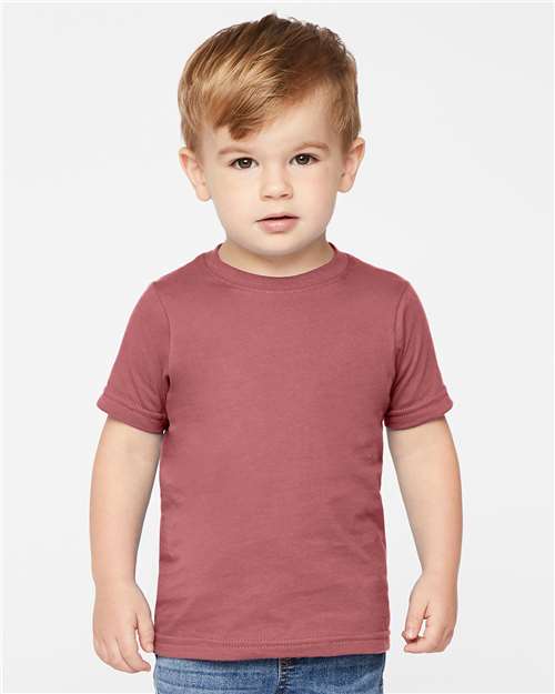 RADYAN® Toddler Fine Jersey Crewneck Short Sleeve Tee - 3321