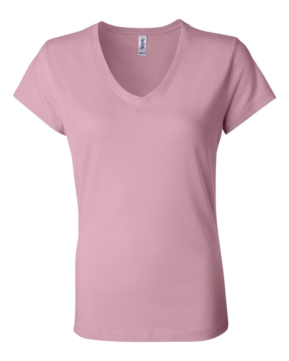 BELLA + CANVAS® Women’s Jersey V-Neck Short Sleeve Tee