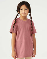 BELLA + CANVAS® Youth Jersey Crewneck Short Sleeve Tee