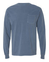 Comfort Colors® Unisex Garment-Dyed Heavyweight Long Sleeve Pocket T-Shirt