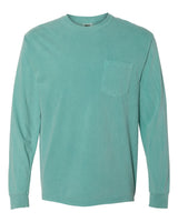 Comfort Colors® Unisex Garment-Dyed Heavyweight Long Sleeve Pocket T-Shirt