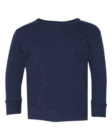 RADYAN® Toddler Fine Jersey Crewneck Long Sleeve Tee - 3302