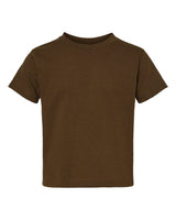RADYAN® Toddler Cotton Crewneck Short Sleeve Jersey T-Shirt -3301T