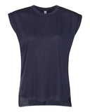 BELLA + CANVAS® Women’s Flowy Rolled Cuffs Muscle T-Shirt