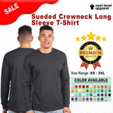 Next Level® Sueded Crewneck Long Sleeve T-Shirt