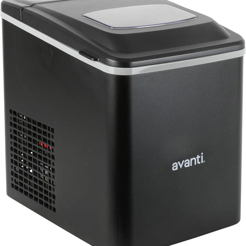 Avanti AVIM2625BK Mighty Ice 26lb. Countertop Bullet Ice Maker – Black
