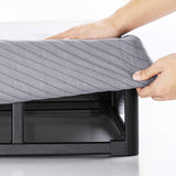 MELLOW Box Spring Heavy Duty Steel Easy Assembly Grey King