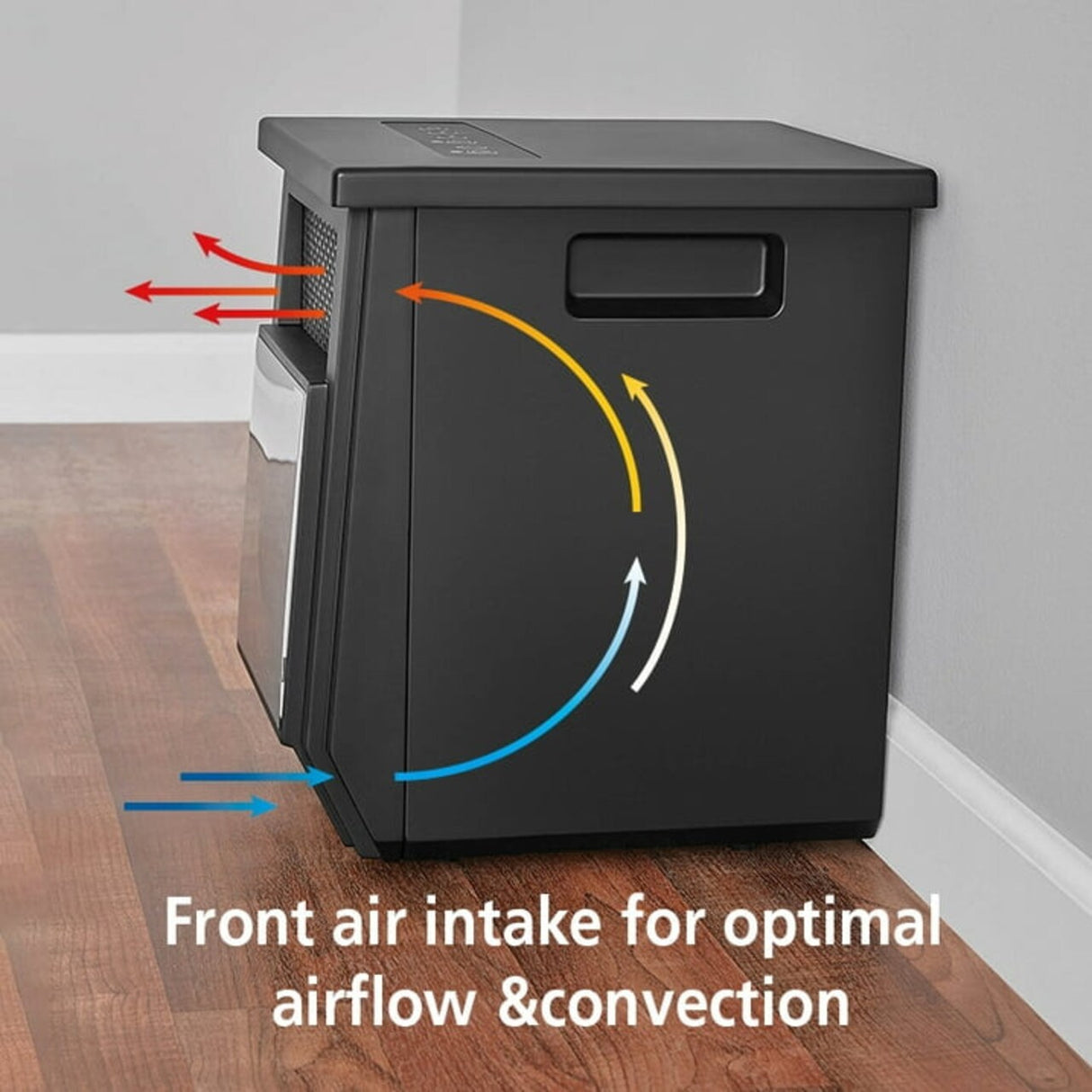 Mainstays 1500W Electric Infrared Cabinet Space Heater Indoor Portable with Timer and Remote