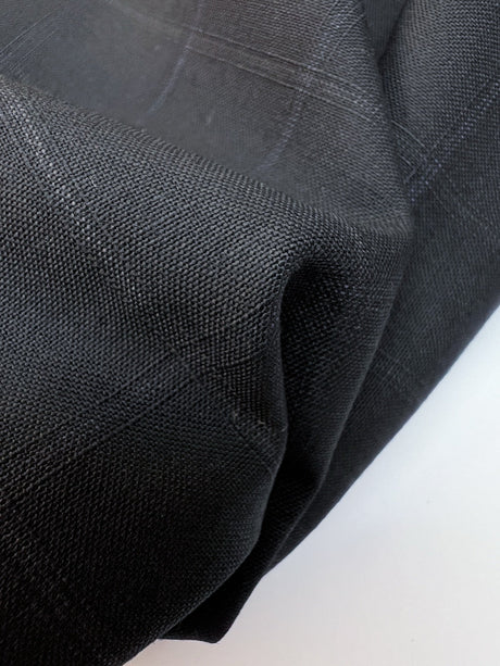 Wool Checked Blue Fabric