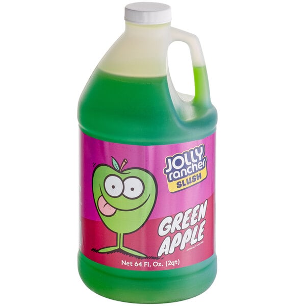 Jolly Rancher 1/2 Gallon Green Apple Slushy 5:1 Concentrate