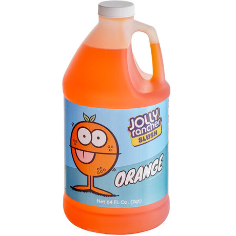 Jolly Rancher 1/2 Gallon Orange Slushy 5:1 Concentrate - 6/Case