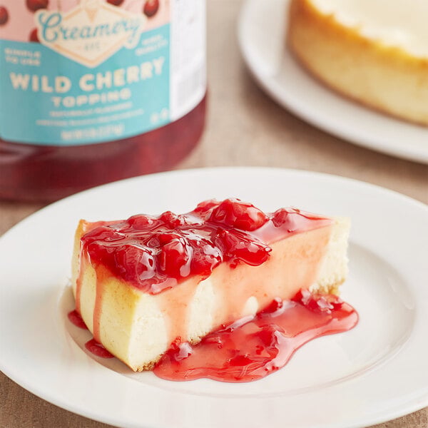 Creamery Ave. Cherry Dessert / Sundae Topping 1/2 Gallon - 6/Case