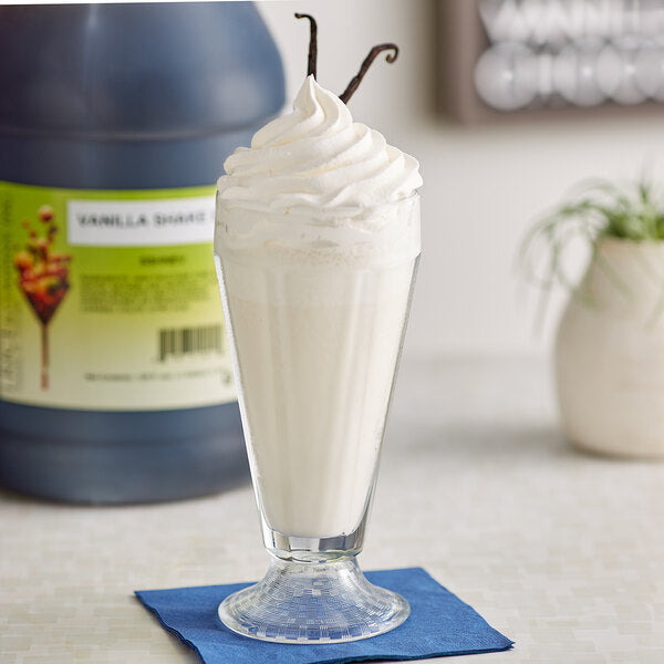 I. Rice Vanilla Milkshake Base Syrup 1 Gallon - 4/Case