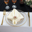 Crinkle Scuba Napkin Sample 20x20 Ivory