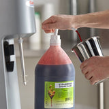 I. Rice Strawberry Milkshake Base Syrup 1 Gallon - 4/Case