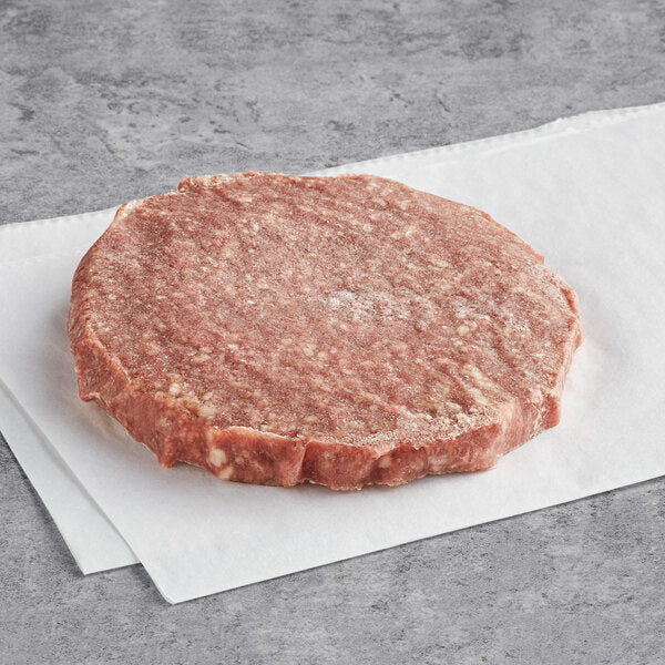 AngusPure Special Reserve 4 oz. New Zealand Grass Fed Angus Beef Burger - 40/Case