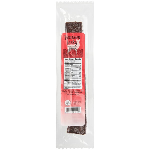 Shaffer Venison Farms 0.5 oz. Venison Jerky - 240/Case