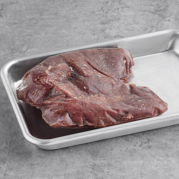 Shaffer Venison Farms 4 oz. Boneless Leg Medallion Venison Steak - 40/Case