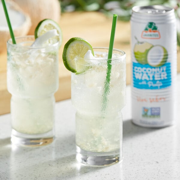 Jarritos® 17.5 oz. Coconut Water with Pulp - 12/Case