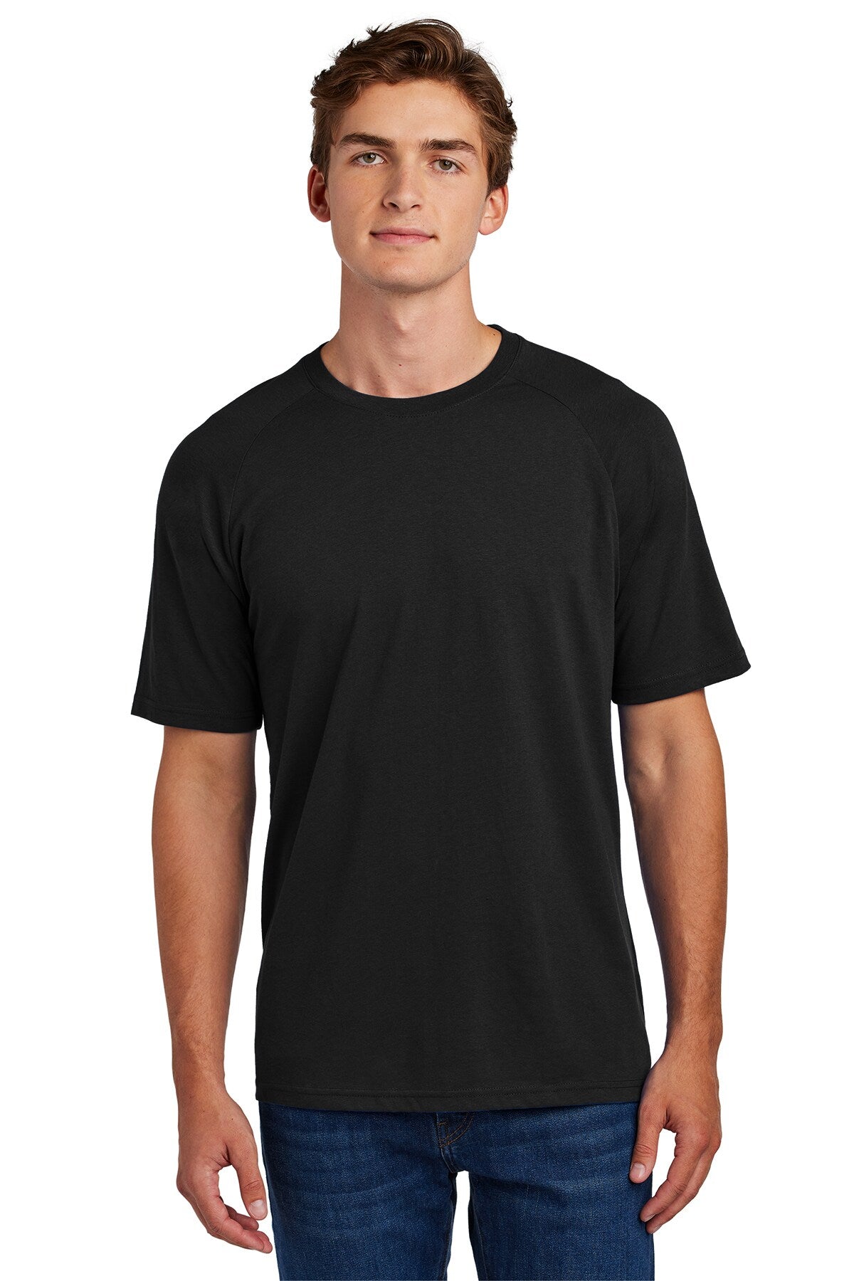 Sport-Tek® Crew Neck Short Sleeve Halftime Raglan Tee