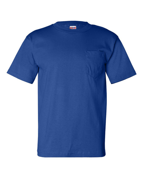 Bayside® USA-Made Short Sleeve Crewneck Pocket T-Shirt