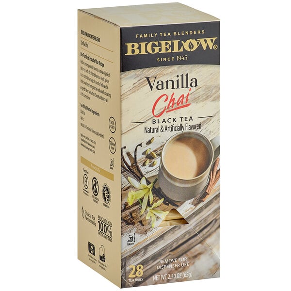 Bigelow Vanilla Chai Tea Bags - 28/Box