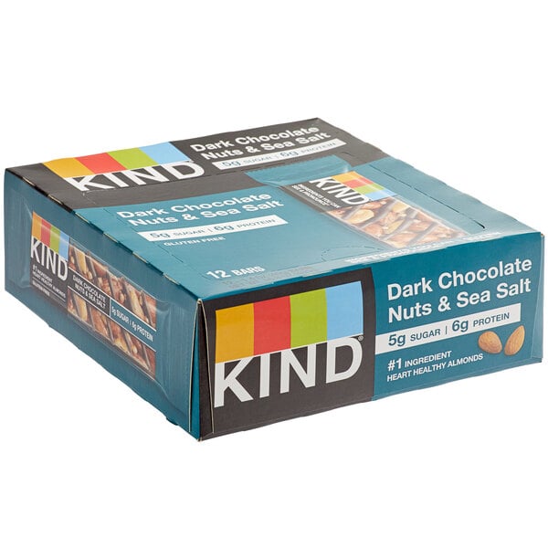 KIND Dark Chocolate Nuts & Sea Salt Bar 1.4 oz. - 72/Case