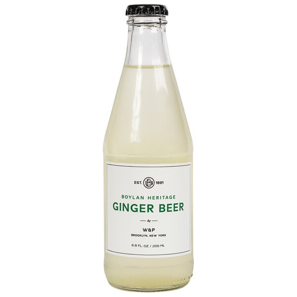 Boylan Bottling Co. 6.8 fl. oz. Heritage Ginger Beer Mixer - 24/Case