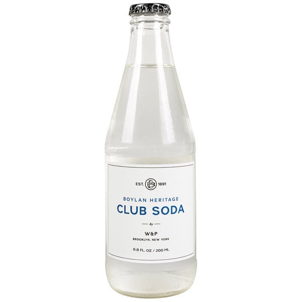Boylan Bottling Co. 6.8 fl. oz. Heritage Club Soda - 24/Case
