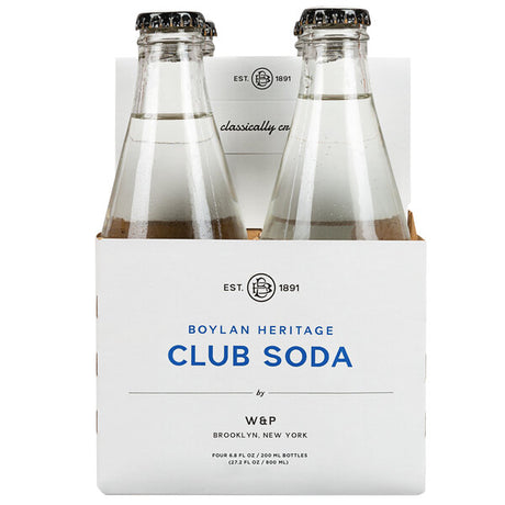 Boylan Bottling Co. 6.8 fl. oz. Heritage Club Soda - 24/Case