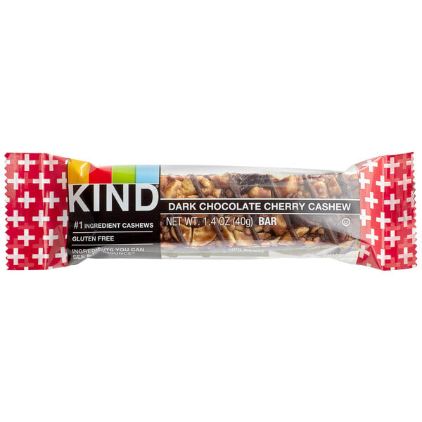 KIND Dark Chocolate Cherry Cashew Bar 1.4 oz. - 72/Case