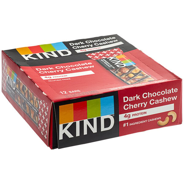 KIND Dark Chocolate Cherry Cashew Bar 1.4 oz. - 72/Case