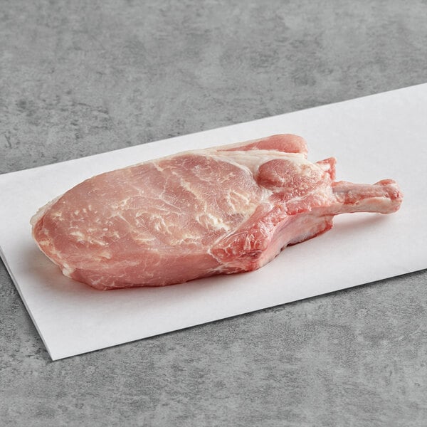 Rastelli's 14 oz. Premium Bone-In Cowboy Pork Steak - 12/Case