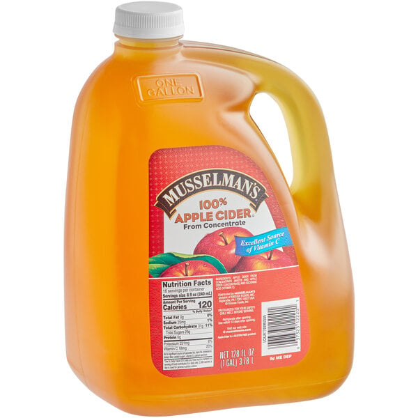 Musselman's Apple Cider 128 fl. oz. - 4/Case