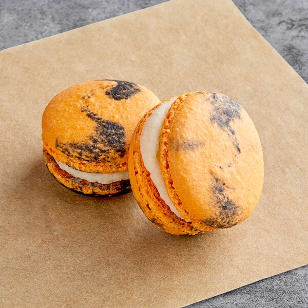 Macaron Centrale Pumpkin Cheesecake Macaron - 100/Case