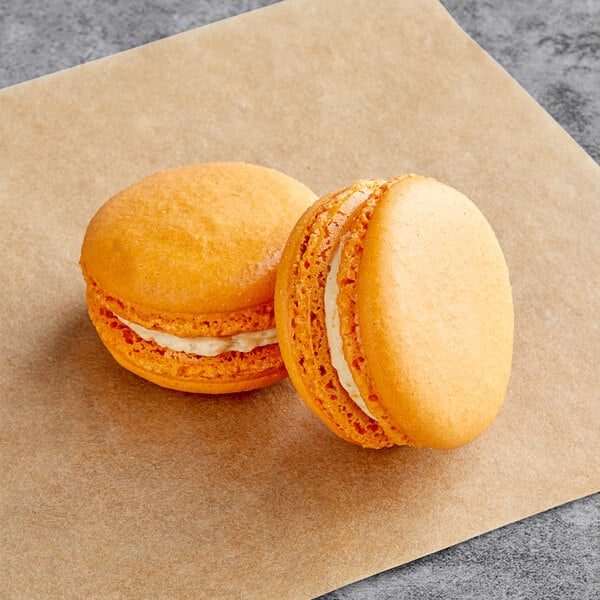 Macaron Centrale Pumpkin Buttercream Macaron - 50/Case