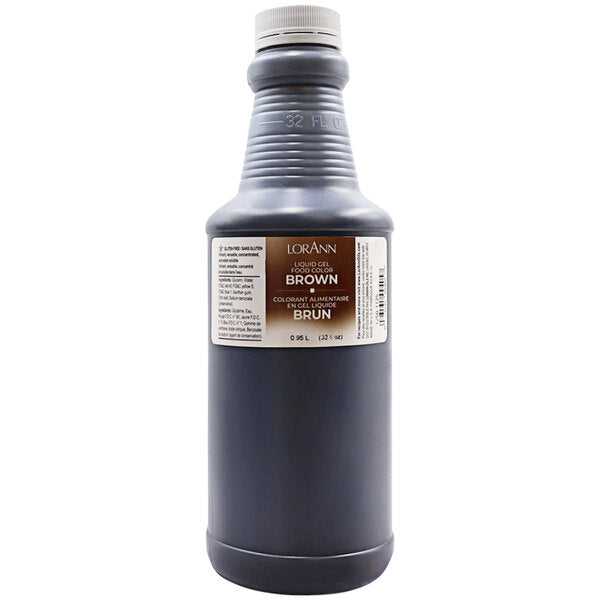 LorAnn Oils Brown Liquid Gel Food Coloring - 32 fl. oz.