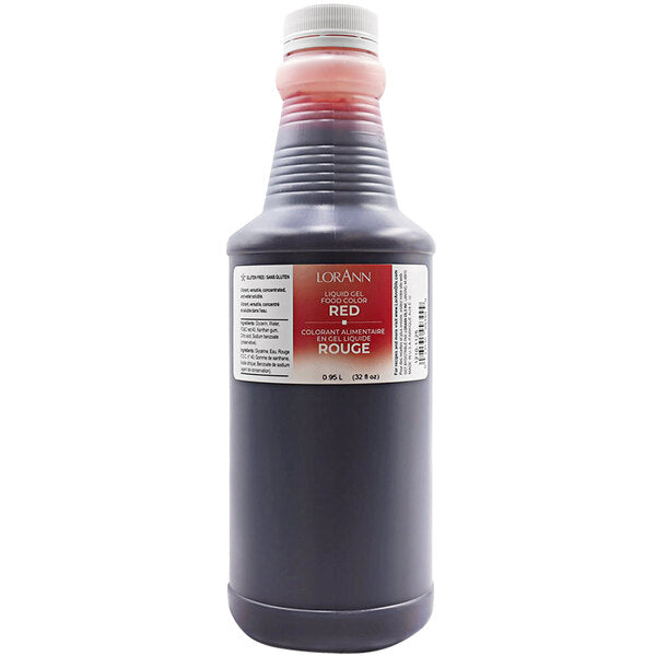 LorAnn Oils Red Liquid Gel Food Coloring - 32 fl. oz.