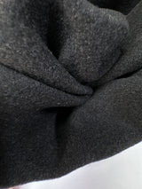 Wool Tweed Melange Gray Black