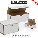 8" x 6" x 2" Mailer Boxes Perfectly Sized for Efficient and Secure Shipping