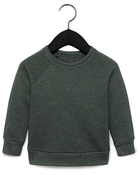 Bella + Canvas® Toddler Sponge Fleece Raglan Sweatshirt